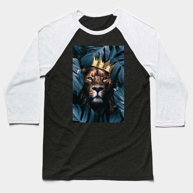 Lion king Baseball T-Shirt by sidomatic